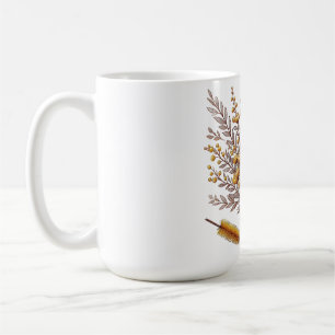 Caneca De Café Ouro Wattle Mug