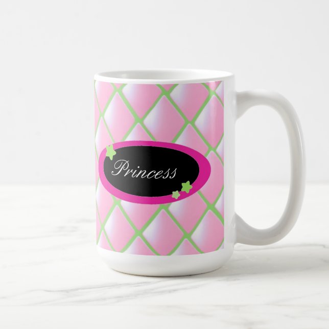 Caneca De Café Ouros cor-de-rosa - Princesa (Direita)