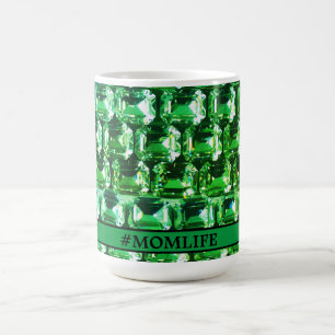 Caneca De Café Ouros Verdes, joias de pedra verde, #MOMLIFE