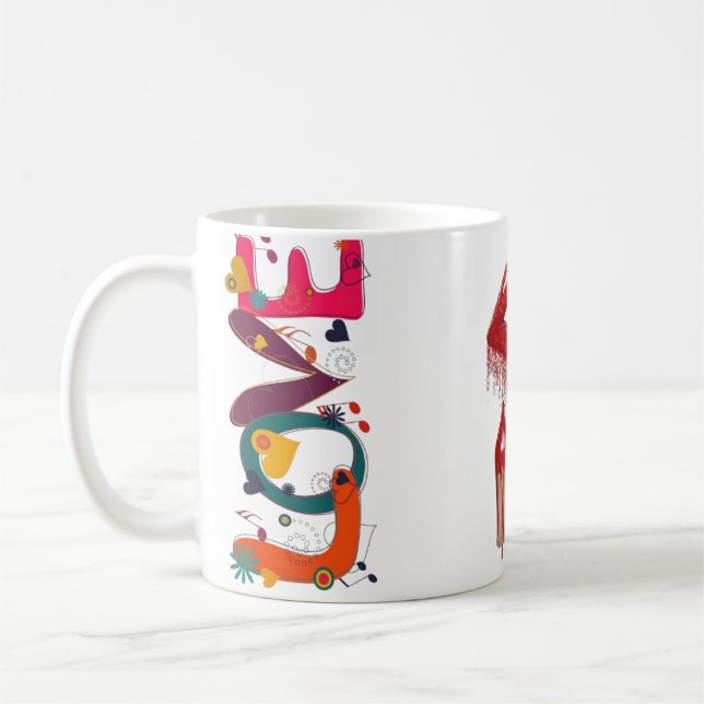 Caneca De Café Ousada e Bonita (Esquerda)