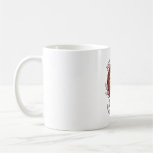 Caneca De Café Ouse Halloween Medo Boneco de Voodoo Roxo Crescent