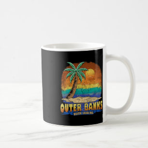 Caneca De Café Outer Banks Carolina do Norte Vintage - Sov em Des