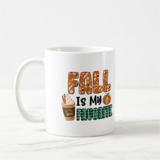 Caneca De Café Outono é Meu Personalizado Favorito