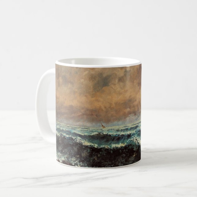 Caneca De Café Outono - Gustave Courbet (Frente Esquerda)