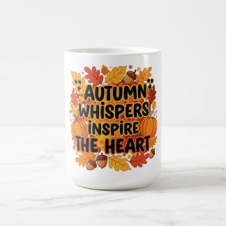 Caneca De Café Outono muralha queda design
