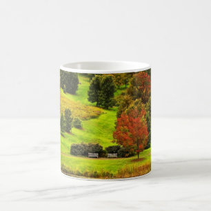 Caneca De Café Outono no Parque