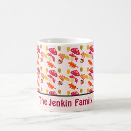 Caneca de Café Outono Personalizada