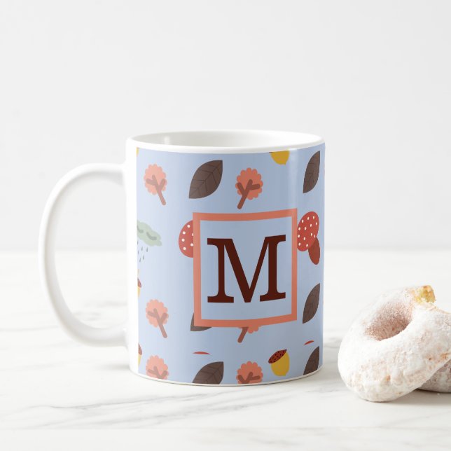 Caneca De Café Outono Personalizado (Com Donut)