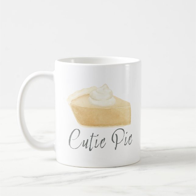Caneca de Café Outono Shower Favor Pincelada Fofa (Esquerda)