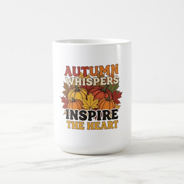 Caneca De Café Outonos de outono - Camisa design Tri-Blend (Centro)