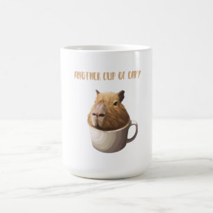 Caneca De Café Outra Taça de Capy com a Capybara Cute