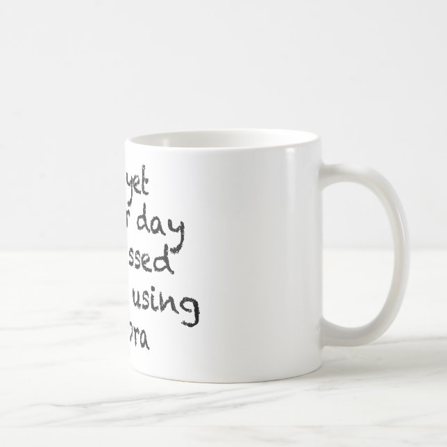 Caneca De Café Outro Dia Sem Álgebra (Direita)