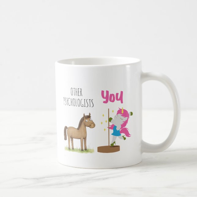 Caneca De Café Outros psicólogos vs. Psicologia (Direita)