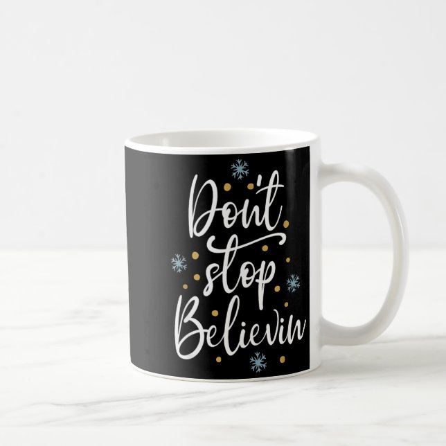 Caneca De Café Outstading For Melanin Don't Stop Believing - Men' (Direita)