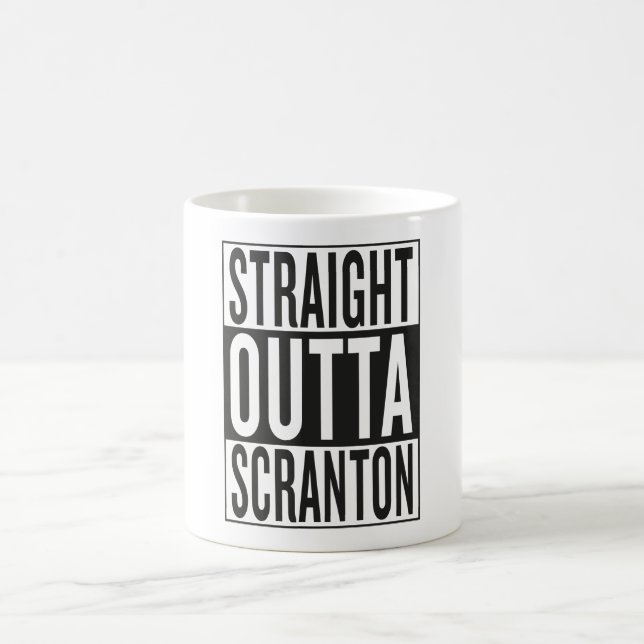 Caneca De Café outta reto Scranton (Centro)