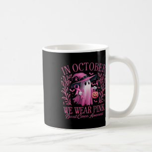 Caneca De Café Outubro Usamos Rosa Conscientização do Câncer de M
