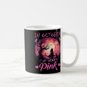 Caneca De Café Outubro Vestimos o Cancer de Mama de Bruxas do Hal