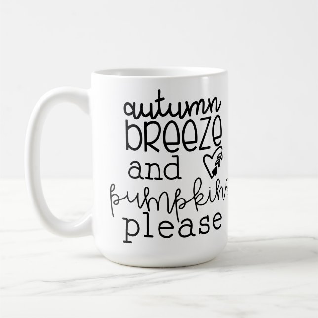 CANECA DE CAFÉ OUTUMN BREEZE E PUMPKINS POR FAVOR (Esquerda)