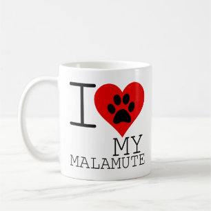 CANECA DE CAFÉ OUVI MEU MALAMUTE