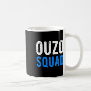 Caneca De Café Ouzo Squad Funny Ouzo Grécia Páscoa Cinco De Mayo 
