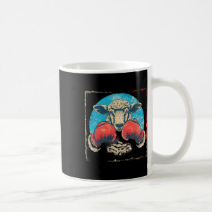 Caneca De Café Ovelha de Boxe Luvas de Boxe Lamb Kickboxing Engra