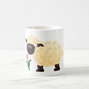 Caneca De Café Ovelha Feliz