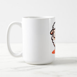 Caneca De Café Ovelha, Lamb, Cartoon