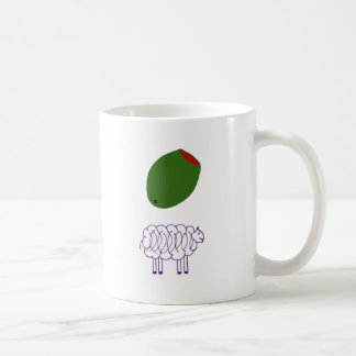 Caneca De Café Ovelha verde-oliva