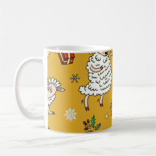 Caneca De Café Ovelhas da época: passado pastoral.