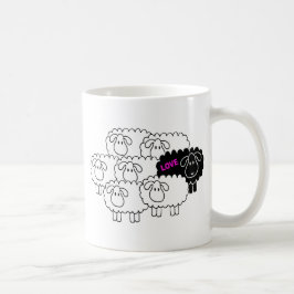 Caneca De Café Ovelhas negras (amor)