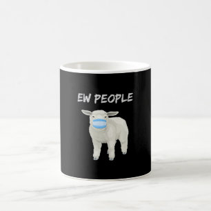 Caneca De Café Ovelhas pessoas ovelhas ou borregas em máscara