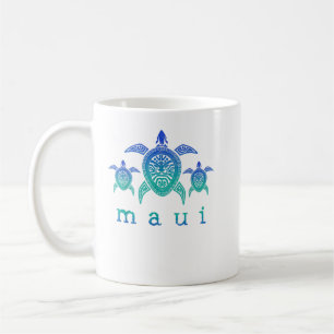 Caneca De Café Overcome Hardship Maui - Tartarugas do Mar do Hava
