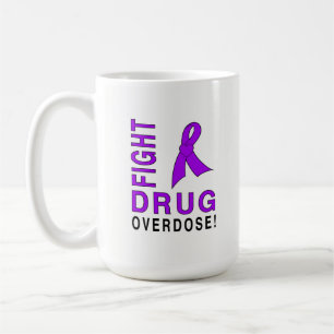 Caneca De Café Overdose de droga da luta