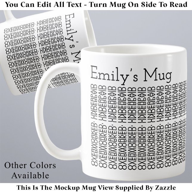 Caneca De Café Overworked. Underpaid. Office Work Hidden Message (Criador carregado)