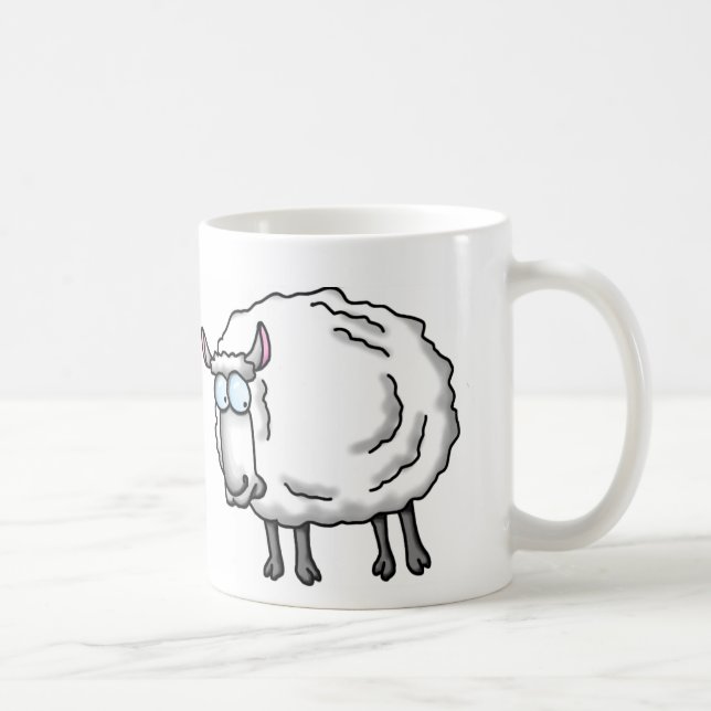 Caneca De Café Ovinos brancos (Direita)