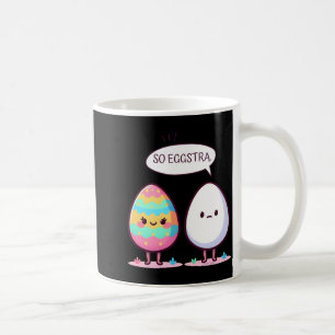 Caneca De Café Ovo Extra Piada Engraçada Comic Pastel Ovos de Pás