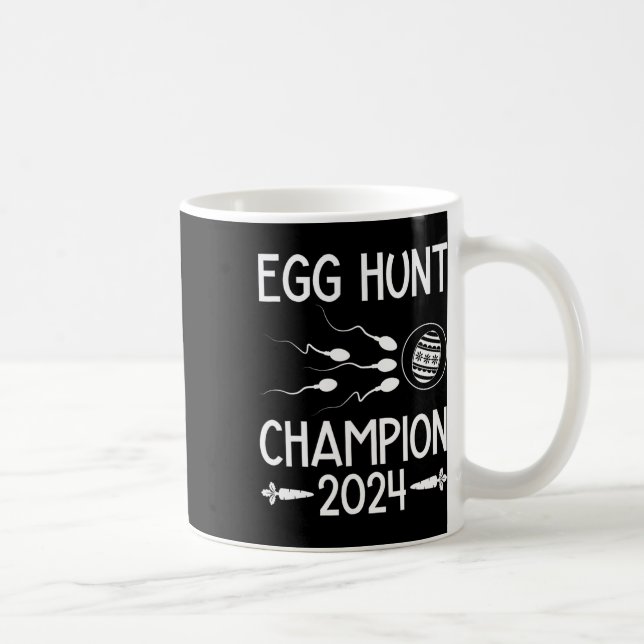 Caneca De Café Ovo Hunt Champion Páscoa Engraçada Anou (Direita)