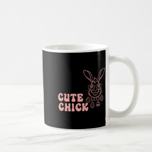 Caneca De Café Ovos de Caça do Coelho Feliz Dia de Páscoa Fofos C