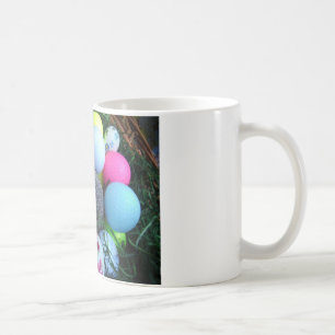 Caneca De Café Ovos de Páscoa, Bolas de Golfe de Coelho