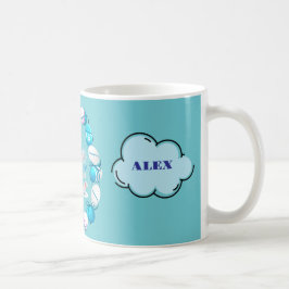 Caneca De Café Ovos de Páscoa de Pastel e Mug de Coelho