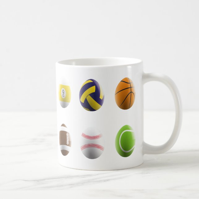Caneca De Café ovos de Páscoa desportivos (Direita)