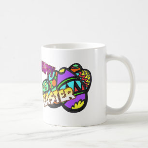 Caneca De Café Ovos de Páscoa Personalizáveis