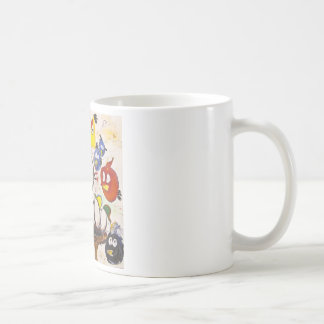 Caneca De Café Ovos novos no bloco por Ashley, por Sandy & por