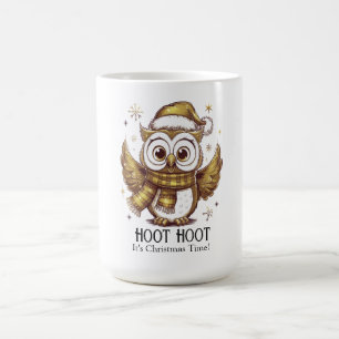 Caneca De Café Owl Be Home para o Natal
