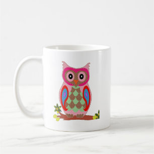 Caneca De Café Owl Bird Art