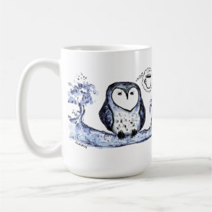 Caneca De Café Owl Noing