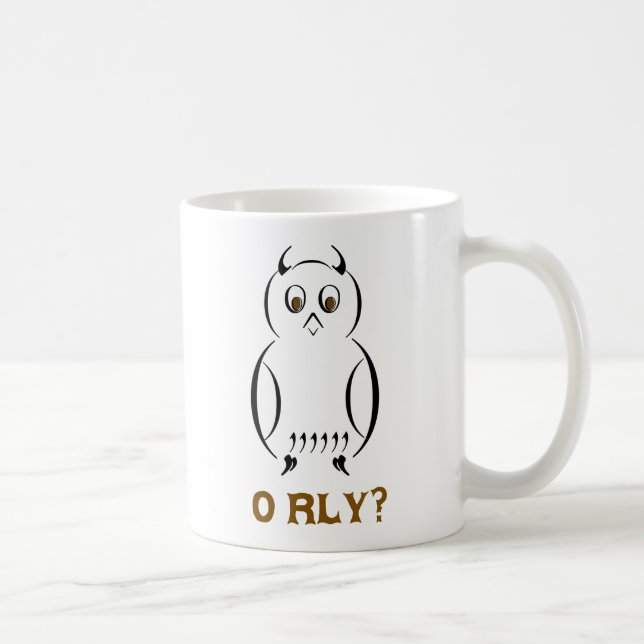 Caneca De Café Owl O'Rly (Direita)