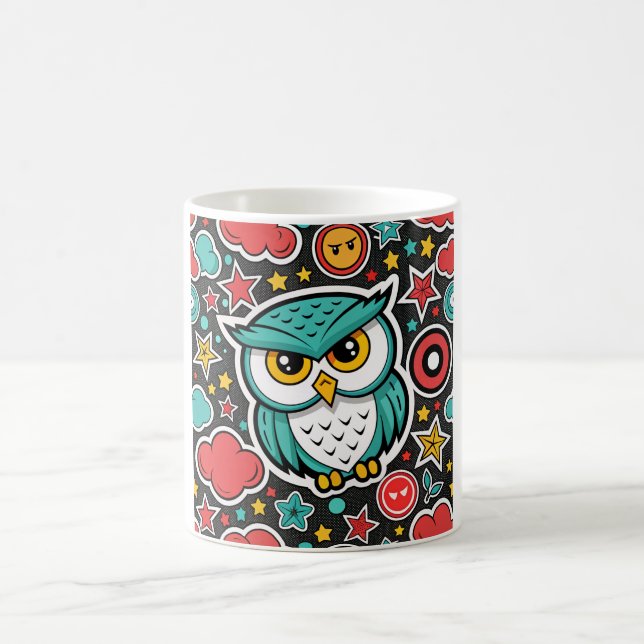 Caneca De Café Owl se maravilha (Centro)