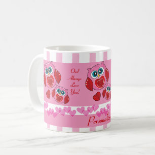 Caneca De Café Owl Sempre Te Ama