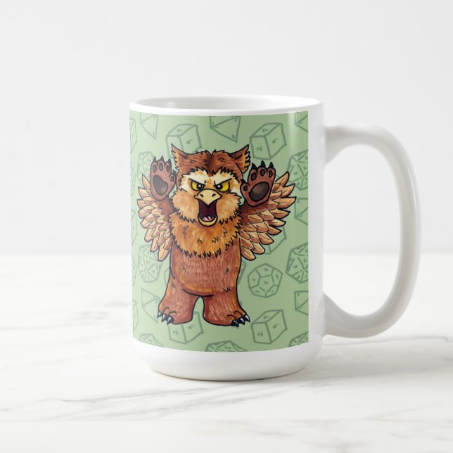 Caneca De Café Owlbear (Direita)